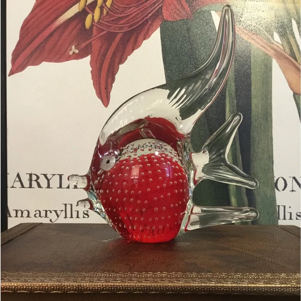 VINTAGE ART GLASS FISH - Picture 2 of 5